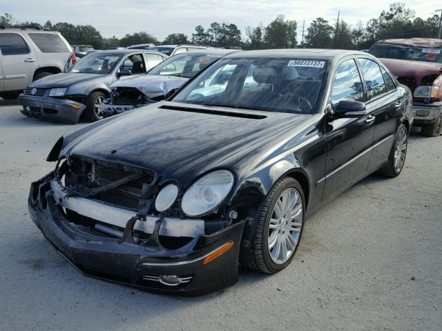 WDBUF56X07B169210 - 2007 MERCEDES-BENZ E 350 BLACK photo 2