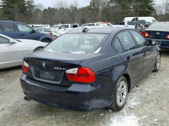 WBAVC93548K041303 - 2008 BMW 328 XI BLACK photo 4