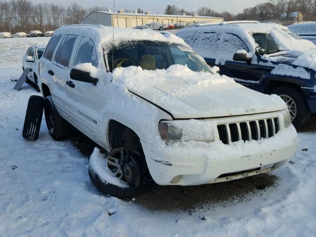 1J4GW48S54C270981 - 2004 JEEP GRAND CHER WHITE photo 1