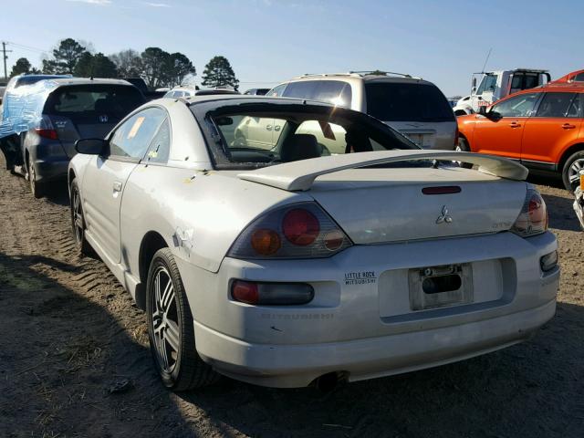 4A3AC74H44E054749 - 2004 MITSUBISHI ECLIPSE GT WHITE photo 3