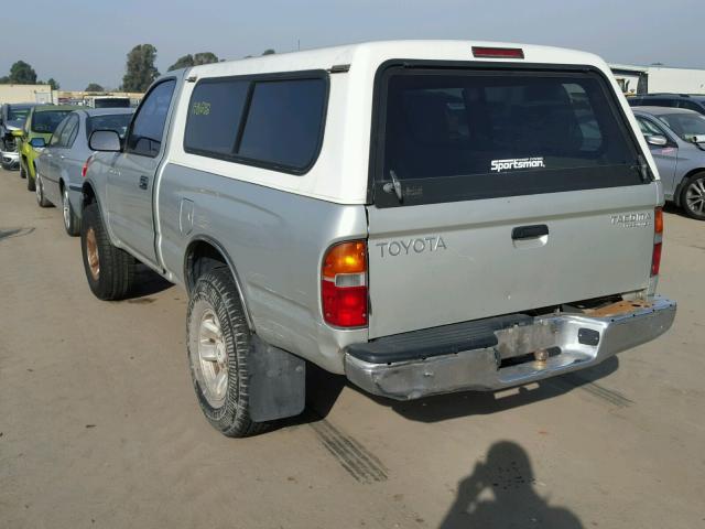 5TENM92N6YZ706943 - 2000 TOYOTA TACOMA PRE SILVER photo 3