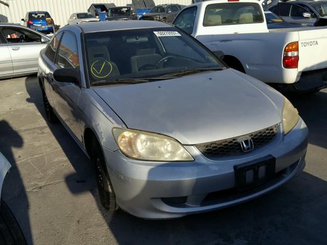 1HGEM21134L057280 - 2004 HONDA CIVIC DX V SILVER photo 1