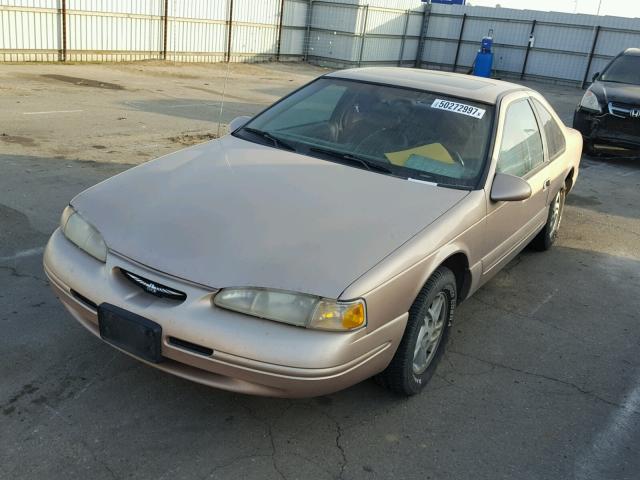 1FALP62W4TH169639 - 1996 FORD THUNDERBIR TAN photo 2