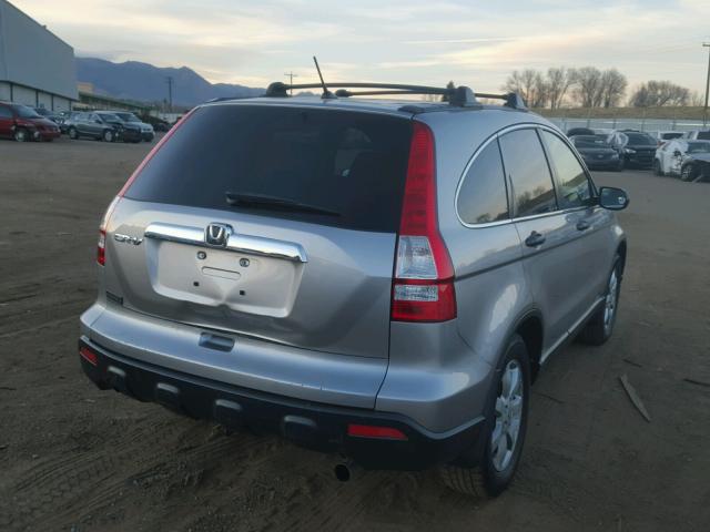 JHLRE38587C010491 - 2007 HONDA CR-V EX SILVER photo 4