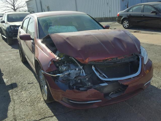 1C3CCBAB6EN205384 - 2014 CHRYSLER 200 LX RED photo 1