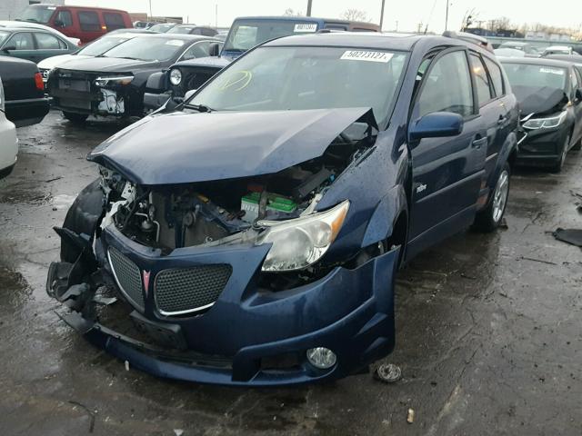 5Y2SL66845Z478697 - 2005 PONTIAC VIBE BLUE photo 2