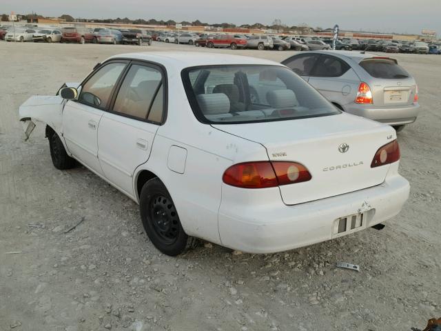 1NXBR12E22Z641591 - 2002 TOYOTA COROLLA CE WHITE photo 3