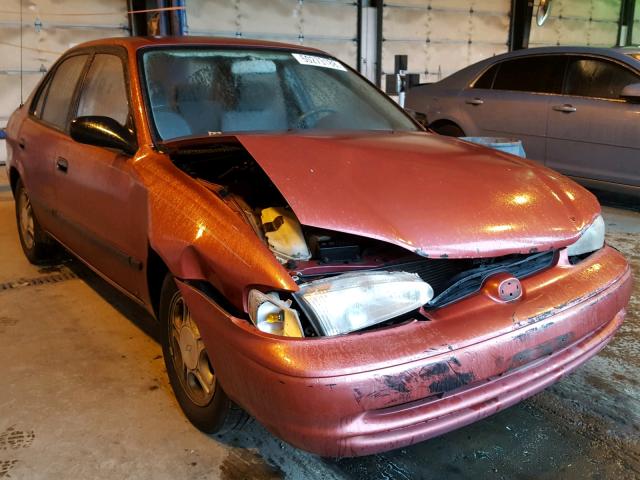 1Y1SK5280WZ434888 - 1998 CHEVROLET GEO PRIZM 红色 照片 1