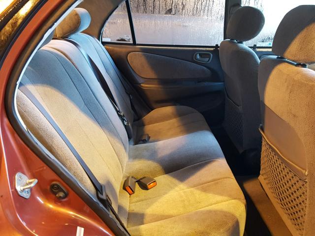 1Y1SK5280WZ434888 - 1998 CHEVROLET GEO PRIZM 红色 照片 6