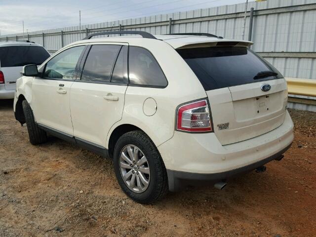 2FMDK49C57BA55273 - 2007 FORD EDGE SEL P CREAM photo 3