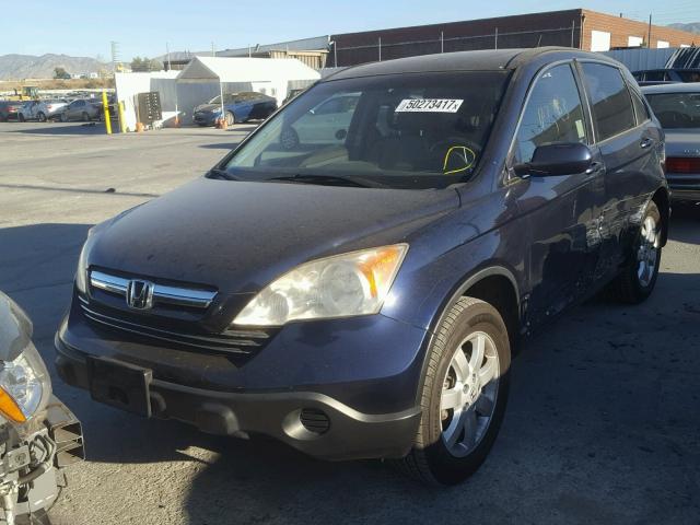 JHLRE387X8C020863 - 2008 HONDA CR-V EXL 蓝色 照片 2
