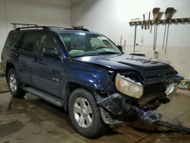 JTEBU14R148026668 - 2004 TOYOTA 4RUNNER SR BLUE photo 1