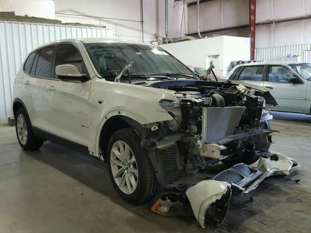 5UXWX9C55E0D28458 - 2014 BMW X3 XDRIVE2 WHITE photo 1