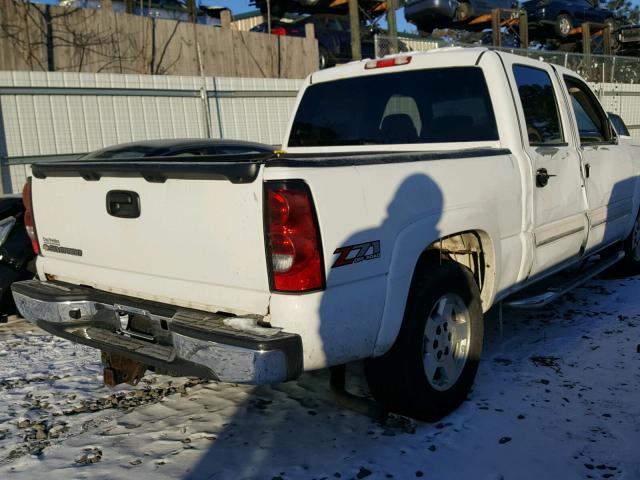 2GCEK13T561235289 - 2006 CHEVROLET SILVERADO WHITE photo 4