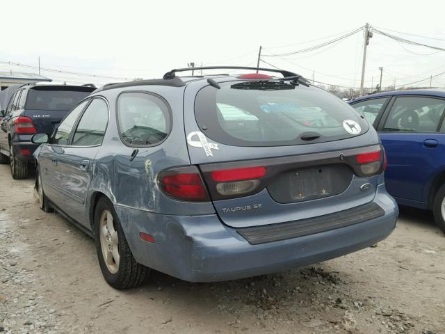 1FAFP58S5YG184479 - 2000 FORD TAURUS SE GRAY photo 3