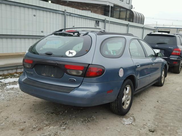 1FAFP58S5YG184479 - 2000 FORD TAURUS SE GRAY photo 4