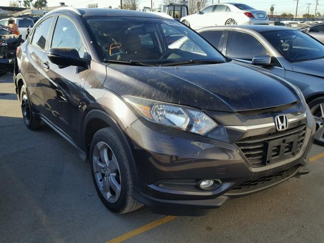 3CZRU5H79GM749326 - 2016 HONDA HR-V EXL GRAY photo 1