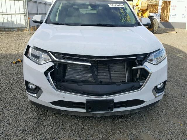 1GNEVJKW0JJ250338 - 2018 CHEVROLET TRAVERSE P WHITE photo 9