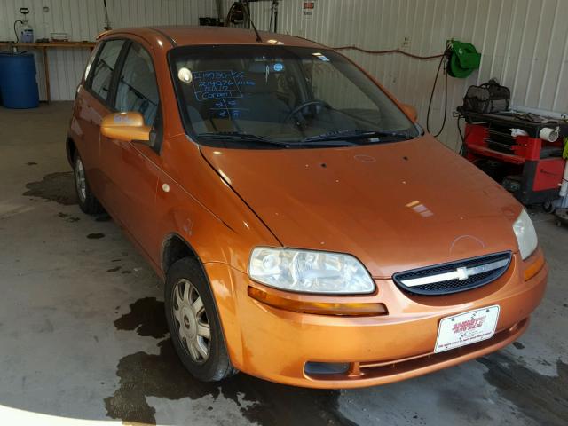 KL1TG62645B323533 - 2005 CHEVROLET AVEO LT ORANGE photo 1