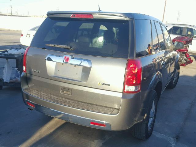 5GZCZ33Z87S876858 - 2007 SATURN VUE HYBRID SILVER photo 4