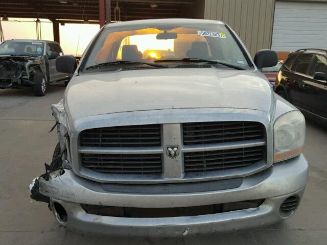 1D7HA18N86J178771 - 2006 DODGE RAM 1500 S SILVER photo 9