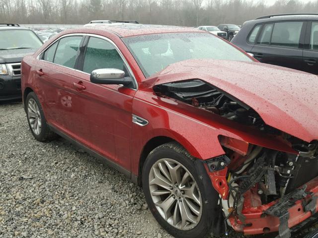 1FAHP2F88DG148245 - 2013 FORD TAURUS LIM RED photo 1