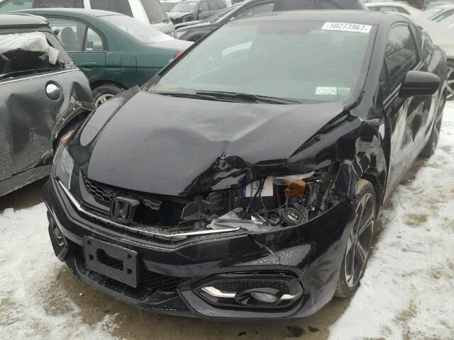 2HGFG4A57FH706587 - 2015 HONDA CIVIC SI BLACK photo 2