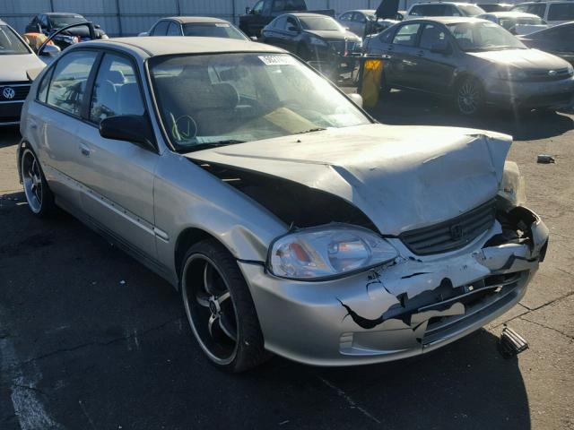 2HGEJ6617YH566610 - 2000 HONDA CIVIC BASE 灰色 照片 1