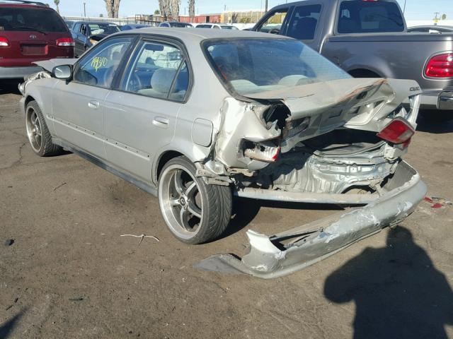 2HGEJ6617YH566610 - 2000 HONDA CIVIC BASE GRAY photo 3