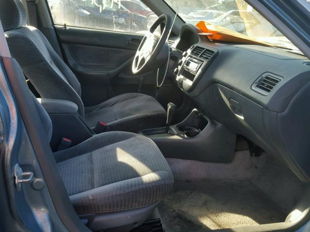 2HGEJ6617YH566610 - 2000 HONDA CIVIC BASE 灰色 照片 5