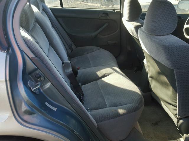 2HGEJ6617YH566610 - 2000 HONDA CIVIC BASE 灰色 照片 6