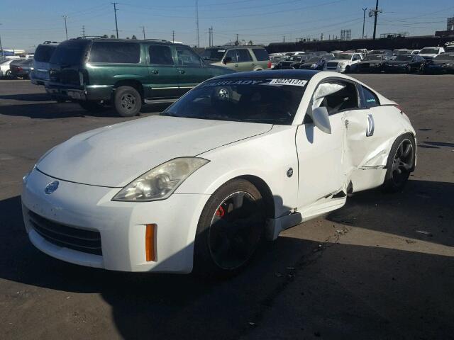 JN1BZ34E97M550194 - 2007 NISSAN 350Z COUPE WHITE photo 2