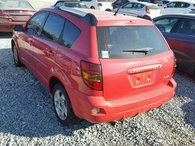 5Y2SL63885Z467982 - 2005 PONTIAC VIBE RED photo 3