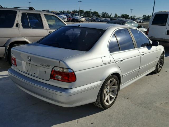 WBADT33443GF43601 - 2003 BMW 525 I SILVER photo 4