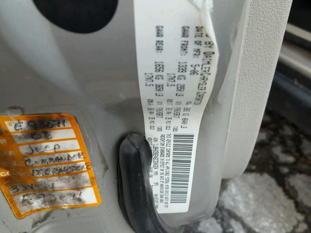 1J8HG58246C334324 - 2006 JEEP COMMANDER BEIGE photo 10