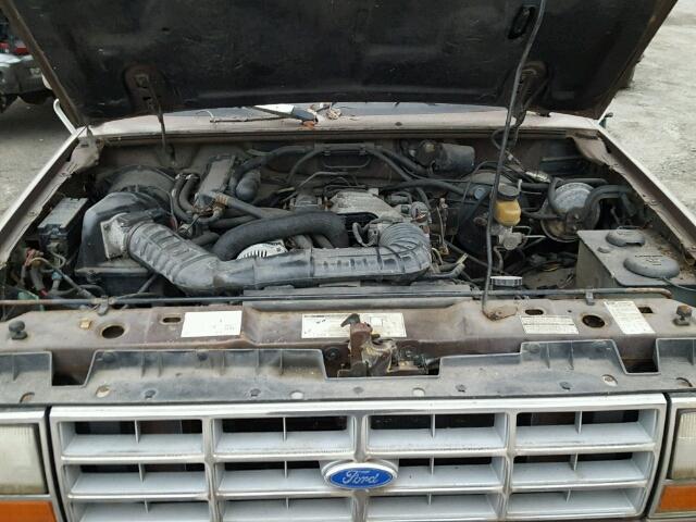 1FTCR14U4NTA69964 - 1992 FORD RANGER SUP BROWN photo 7