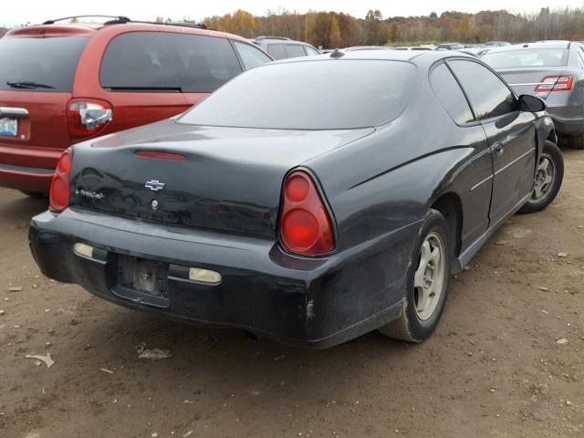 2G1WW12E339385872 - 2003 CHEVROLET MONTE CARL შავი ფოტო 4