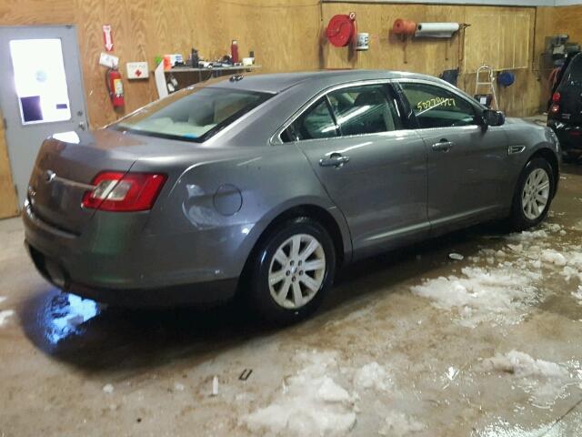 1FAHP2DWXCG124495 - 2012 FORD TAURUS SE GRAY photo 4