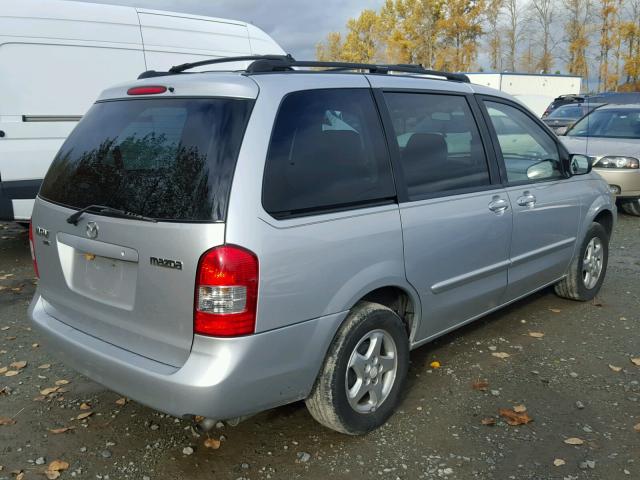 JM3LW28G9Y0134050 - 2000 MAZDA MPV WAGON GRAY photo 4