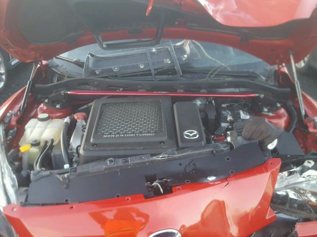 JM1BL1H40A1236222 - 2010 MAZDA SPEED 3 红色 照片 7