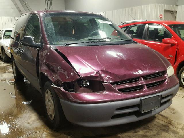 2B4GP45G8WR590435 - 1998 DODGE CARAVAN SE BURGUNDY photo 1