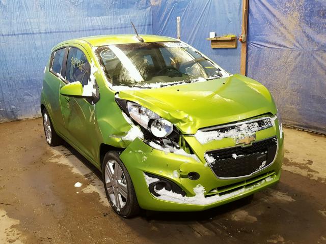 KL8CB6S90EC578054 - 2014 CHEVROLET SPARK LS GREEN photo 1