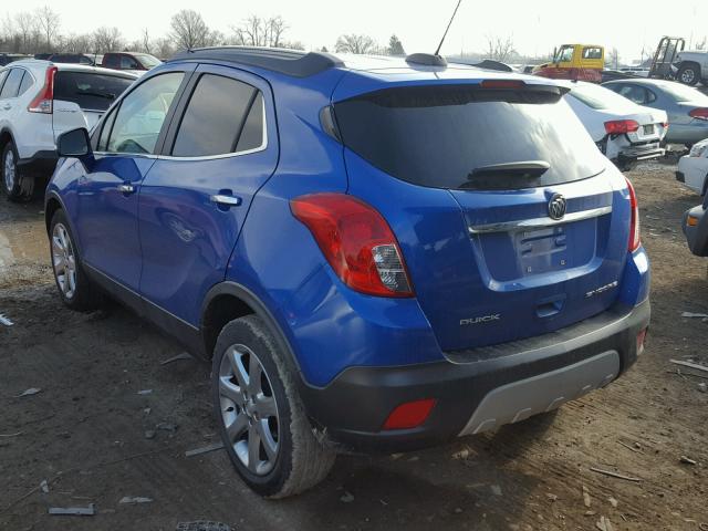 KL4CJCSB6FN212967 - 2015 BUICK ENCORE BLUE photo 3