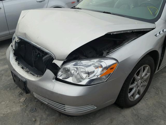 1G4HD57257U221667 - 2007 BUICK LUCERNE CX SILVER photo 9