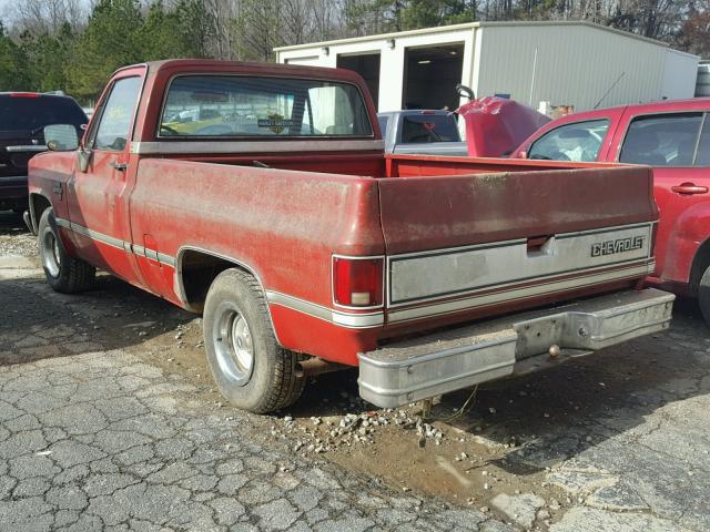 1GCDC14H7GF311365 - 1986 CHEVROLET C10 RED photo 3