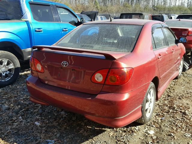 2T1BR32E84C240448 - 2004 TOYOTA COROLLA CE BLACK photo 4