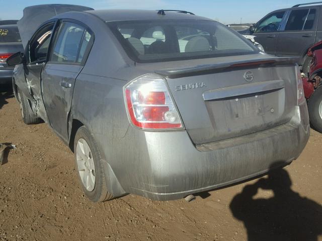 3N1AB6AP5BL731254 - 2011 NISSAN SENTRA 2.0 SILVER photo 3