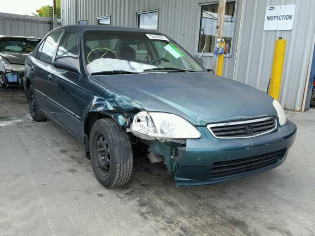 2HGEJ6611XH519779 - 1999 HONDA CIVIC BASE GREEN photo 1