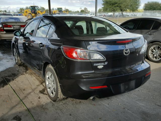 JM1BL1TF3D1765743 - 2013 MAZDA 3 I BLACK photo 3