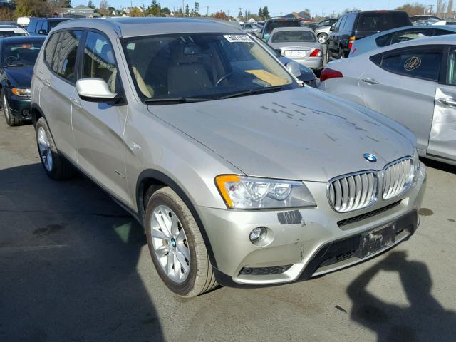 5UXWX9C58E0D31127 - 2014 BMW X3 XDRIVE2 BEIGE photo 1